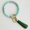 BOHO BANGLE KEY CHAIN - TIFFANY BLUE