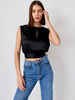 MAGUIE CROP TOP - BLACK