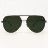 UNTANGLED X EMILY - OLIVE AVIATOR SUNGLASSES